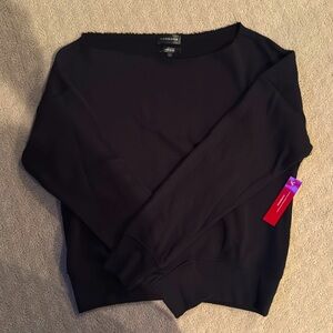 Carbon 38 Off the Shoulder Sweatshirt